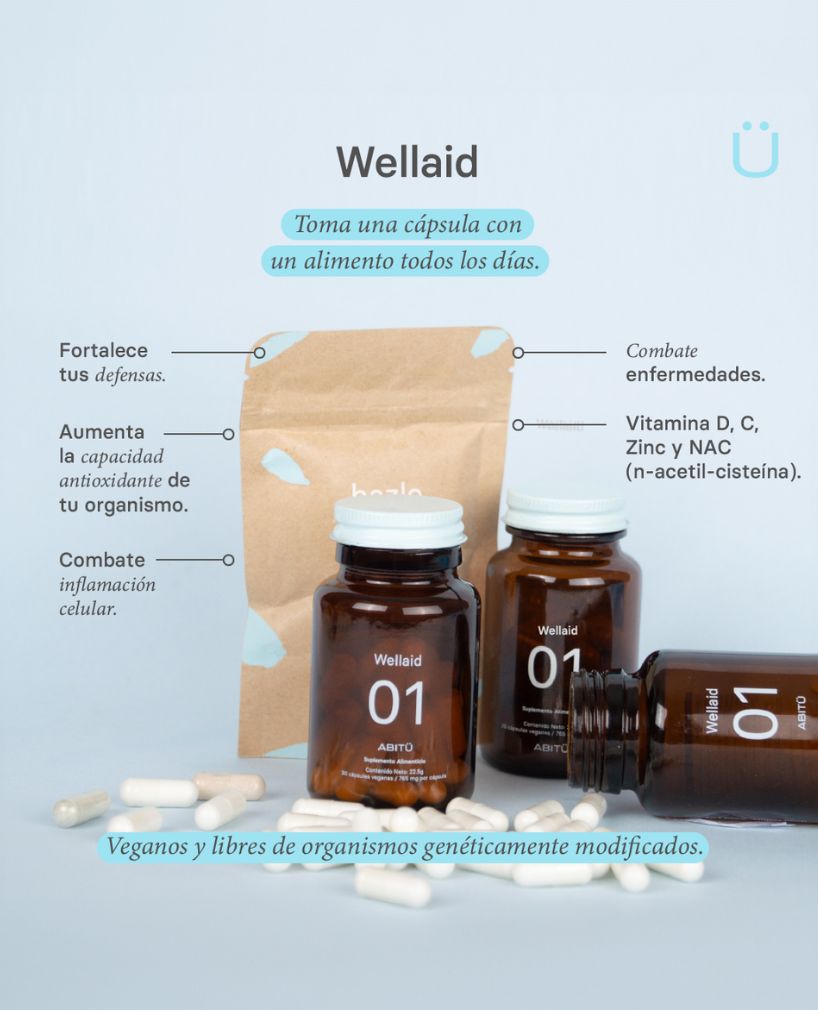 Wellaid (Vitamina D3, Vitamina C, Zinc, Antioxidantes)
