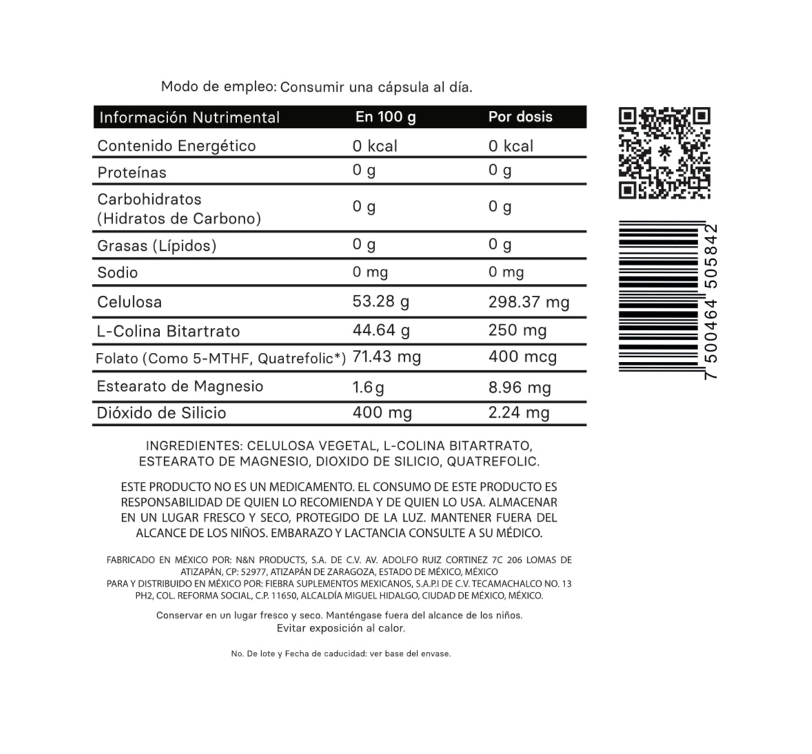 Folat+ (5-MTHF metilfolato)